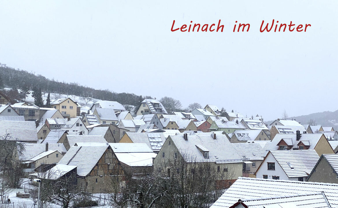 Leinach im Winter