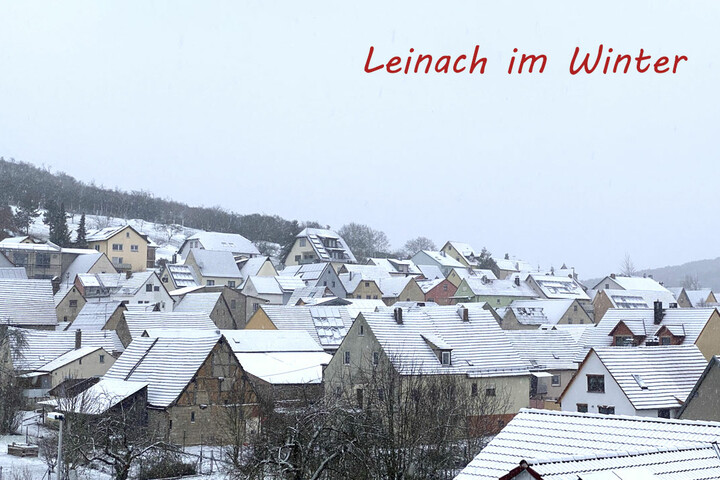 Leinach im Winter